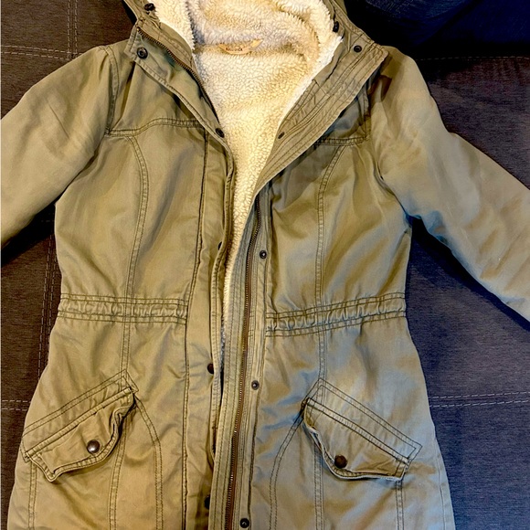Hollister shearling lined coat - Picture 1 of 6